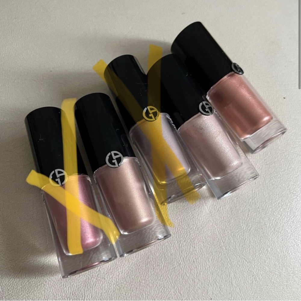 Set of 3 Armani Beauty Eye Tint Liquid Eyeshadows NIB